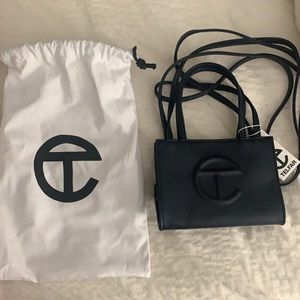 Telfar Navy Small Shopper